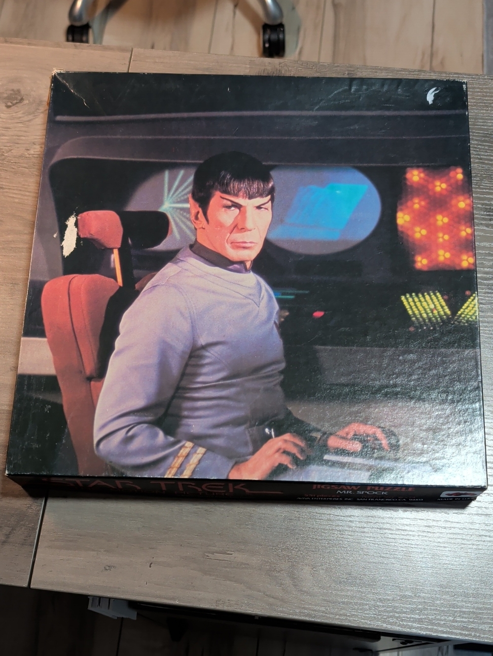 Vintage 1979 Star Trek Spock Puzzle 551 Pieces
